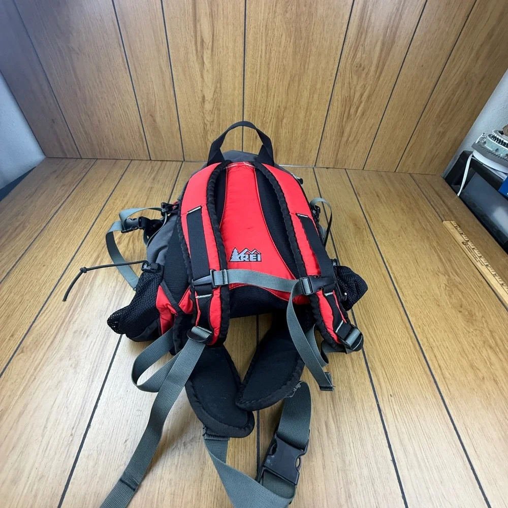 REI Half Dome Backpack Red Grey Hiking Daypack Small